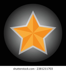 Star vector image or clip art
