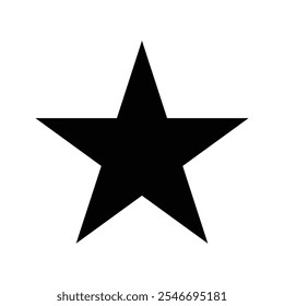 Icono aislado del Vector de estrella. Estrellas iconos vectoriales.