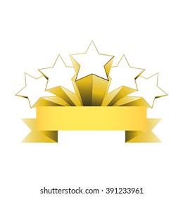 star vector with label