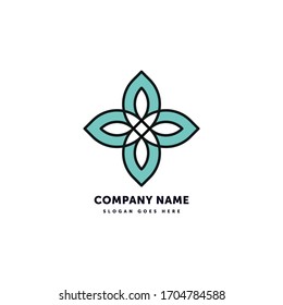 Star Vector Logo. Abstract icon mark design template. Creative logotype concept element sign shape.