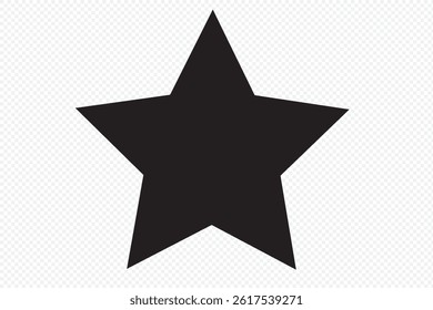 star vector logo. alone star.	
