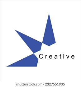 star vector logo design creative icon