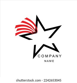 star vector logo design icon symbol