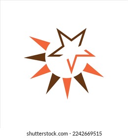 icono de diseño de logotipo de vector estrella