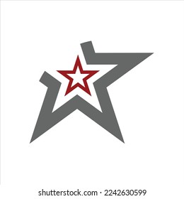 símbolo de diseño del logotipo del vector estrella