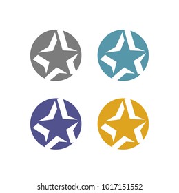 Star vector logo graphic abstract download template