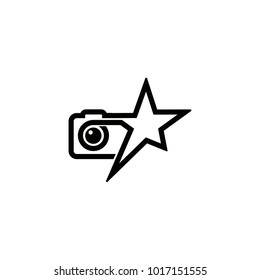 Star vector logo graphic abstract download template