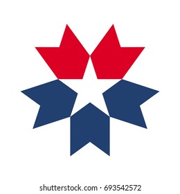 star vector logo. united states star vector logo.