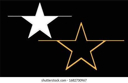 Star vector multi color design