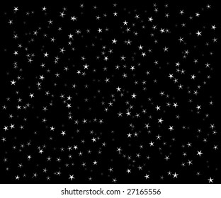 The star vector night sky