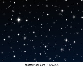 Star Vector Night Sky