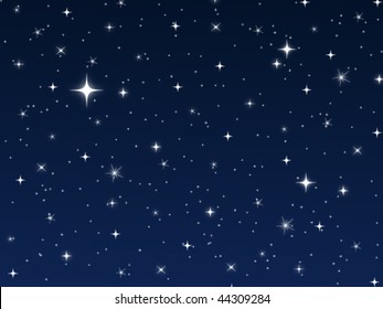 Star Vector Night Sky