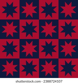 Star Vector pattern. Modern stylish abstract texture. Repeating geometric shapes from striped elements