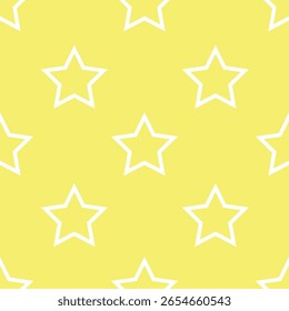 star vector pattern ornament  design background on yellow color.eps