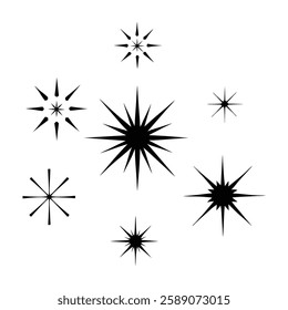 star, vector, shape, bright, design, symbol, flash, abstract, illustration, galaxy, glowing, graphic, star - space, constellation, cut out, star logo, star icon, glowworm, vibrant colour