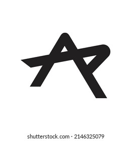 Star A Vector, Sign and Symbol, EPS 10 vector