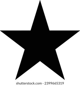 A star in vector also sticker too 