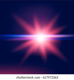 Star. Very Bright Burst. Works Great as a Background.