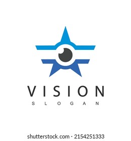 Design-Vorlage für das Star-Vision-Logo