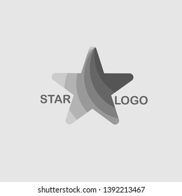 star visual logo design template 