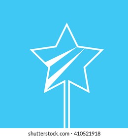 Star wand-vector