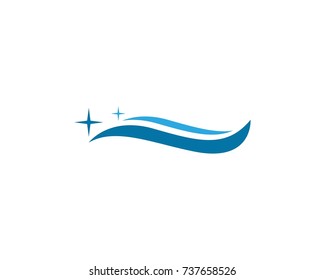 Star Wave logo design