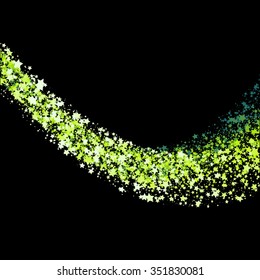 Star way. Background with Stars. Design Template. Abstract Vector Illustration.