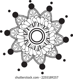 Star Weave design elements. Yoga logos Vector.Mandalas Round for coloring book. Decorative round ornaments. Unusual flower shape. Oriental vector, Anti-stress therapy patterns.