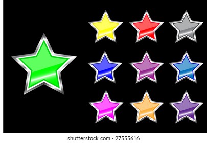 Star web buttons