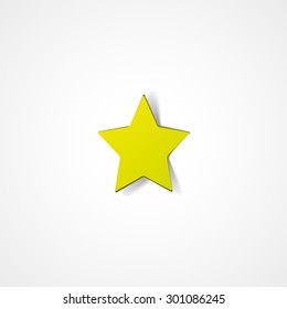 Star  web icon on white background
