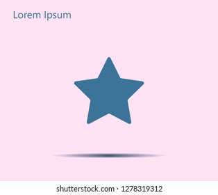 Star web icon. vector design