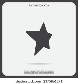 Star web icon. vector design