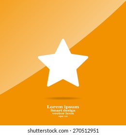Star web icon. vector design