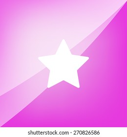 Star web icon. vector design
