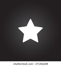 Star web icon. vector design