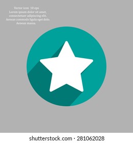 Star web icon. vector design