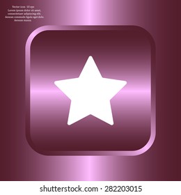 Star web icon. vector design