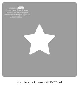 Star web icon. vector design