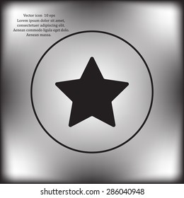 Star web icon. vector design