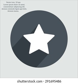 Star web icon. vector design