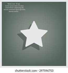 Star web icon. vector design