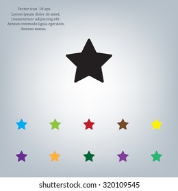Star web icon. vector design