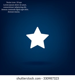 Star web icon. vector design