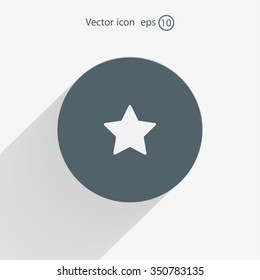 Star web icon. vector design