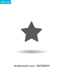 Star web icon. vector design