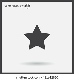 Star web icon. vector design
