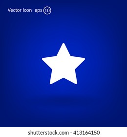 Star web icon. vector design