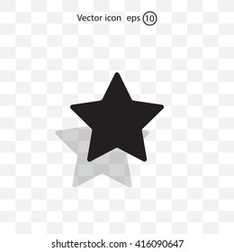Star web icon. vector design