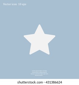 Star web icon. vector design