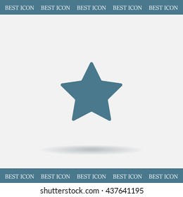 Star web icon. vector design